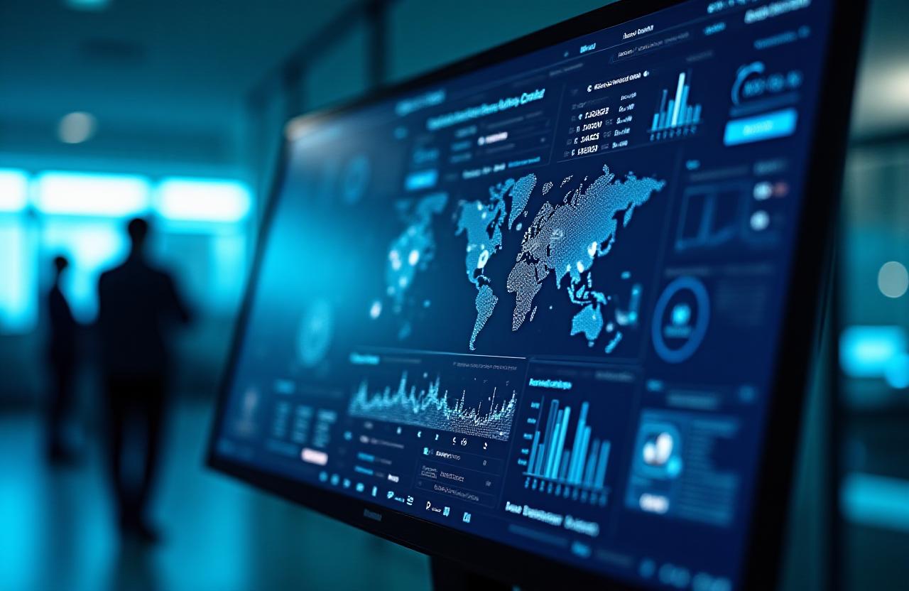 Compass AI Modern Business Dashboard Interface